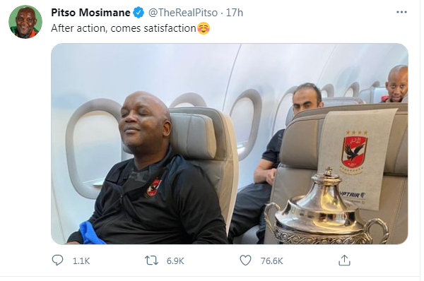 Mzansi congratulates Pisto Mosimane calls him, ‘The African Mourinho’