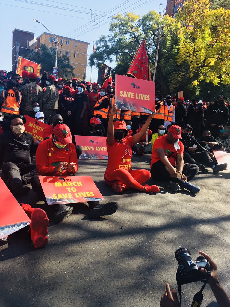 Pictures: EFF marches against Ramaphosa