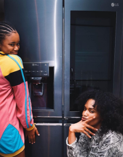 Pictures: Pearl Thusi can’t get enough of her R47K fridge