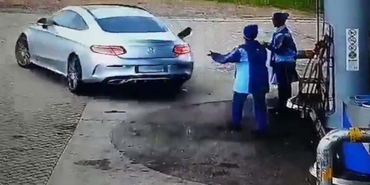 Mzansi debates after Indian woman drives off without paying for petrol