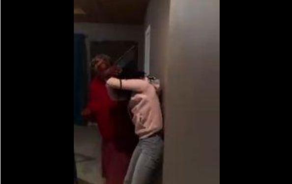Video: Mzansi debates after Gogo ‘Mayweather’ disciplines her niece for coming home late