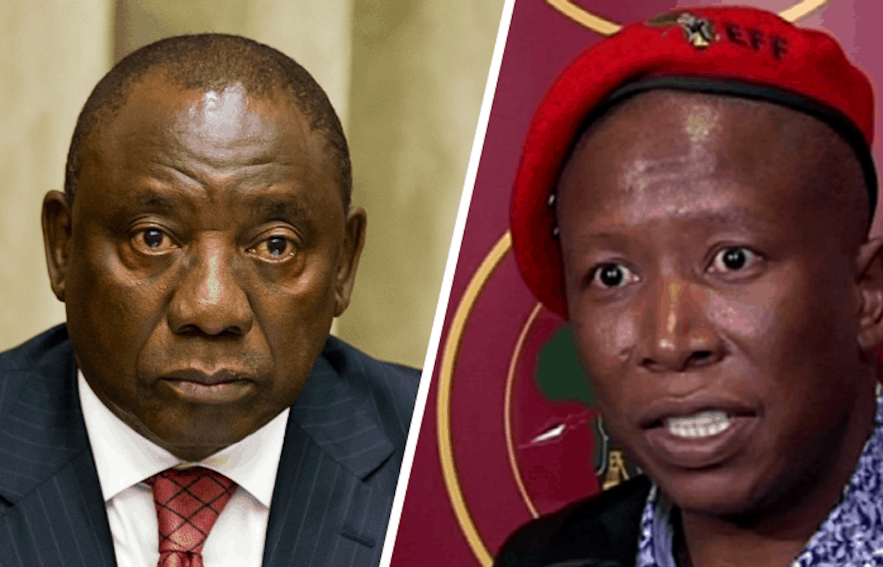 “We side with Jacob Zuma, we are coming for Cyril Ramaphosa,” Julius Malema announces