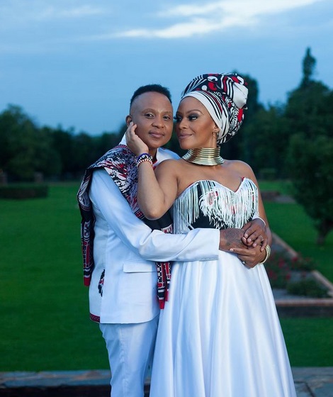 Pictures Generations actress Tshidi and husband Lebo Keswa in matching outfits