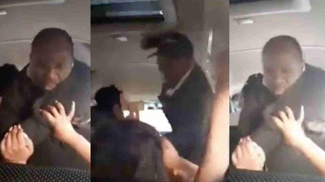 Pictures: KZN man viciously attacks a woman in a taxi