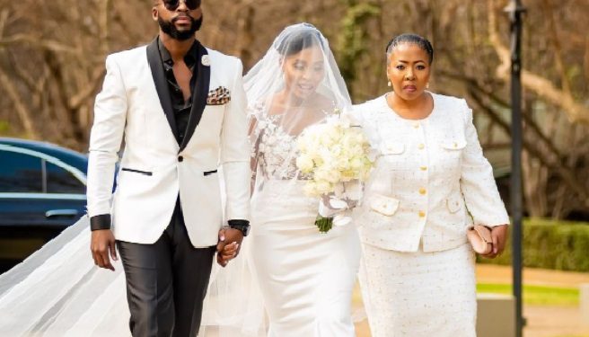 Pictures: Star actor Nay Maps 'Nkosinathi Mphalala' walks down the aisle