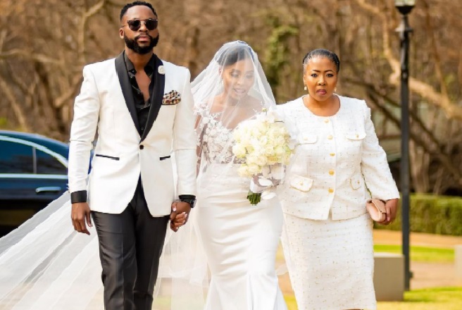 Pictures: Star actor Nay Maps 'Nkosinathi Mphalala' walks down the aisle