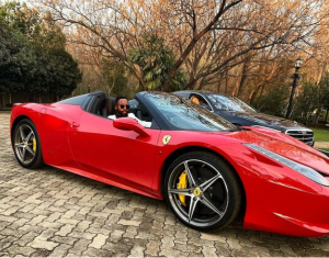 Nay Maps owns yet another Ferrari-Image Source (Instagram)