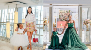 Ntando Duma and her Daughter