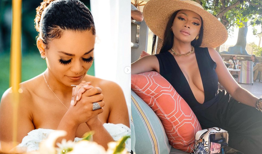 Pearl Thusi and Bonang Matheba