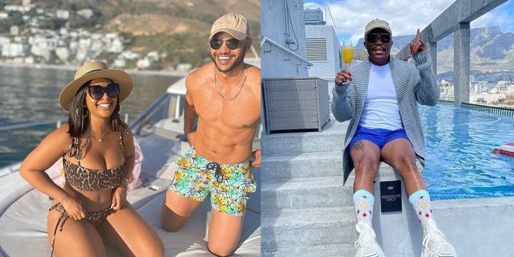 Somizi, Boity and Anton Jeftha