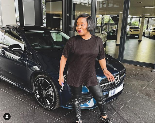 Sthandwa Nzuza and her A200 AMG