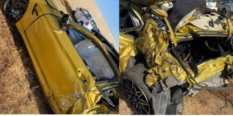 In Pictures: Lelwar Smith cheats death after a horrific car accidents