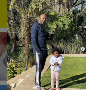 Lucas Radebe and daughter: Image source @Instagram