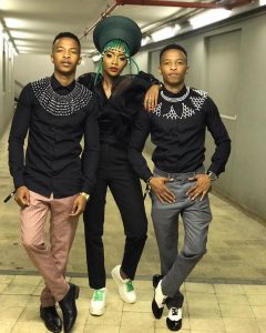 Lunathi and her brothers-Image Source(Instagram)