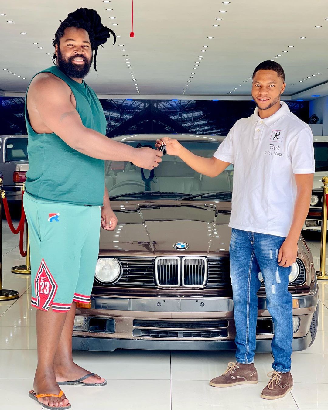 Big Zulu buys a BMW. Source - Instagram