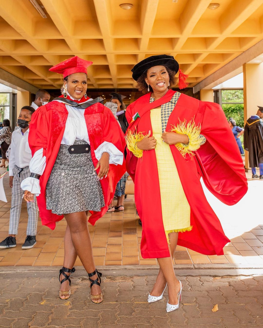 Dr Shauwn Mkhize and her sister