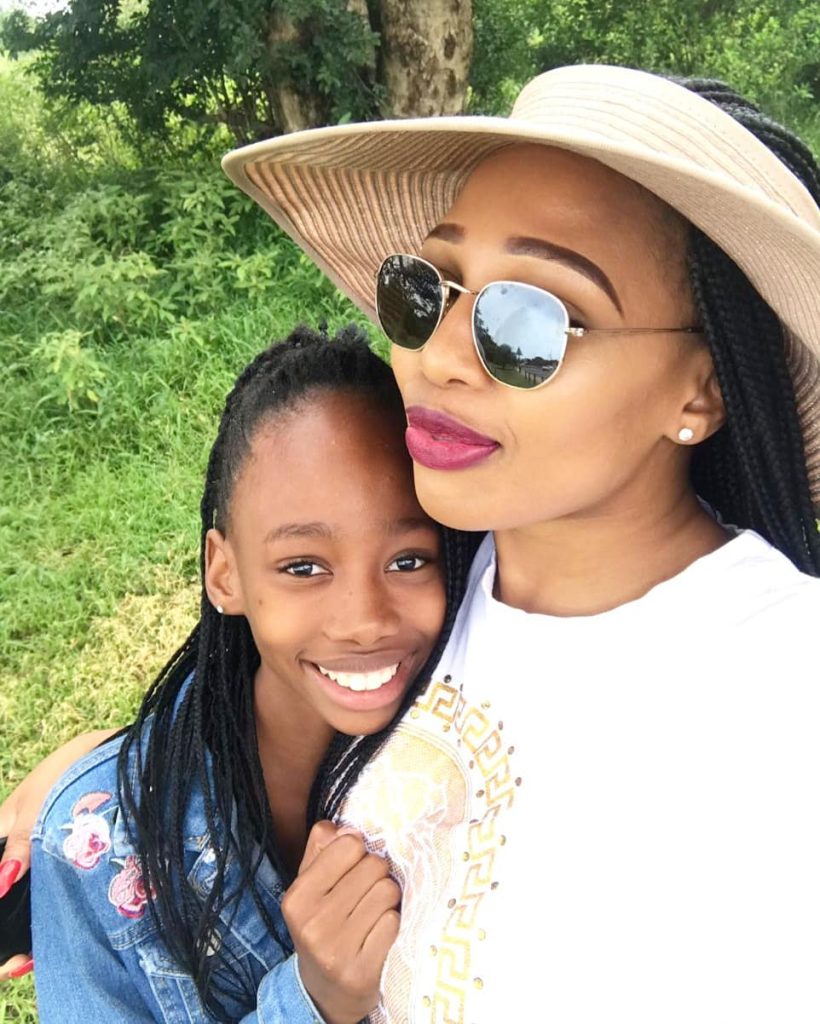 Phindile Gwala and Daughter
