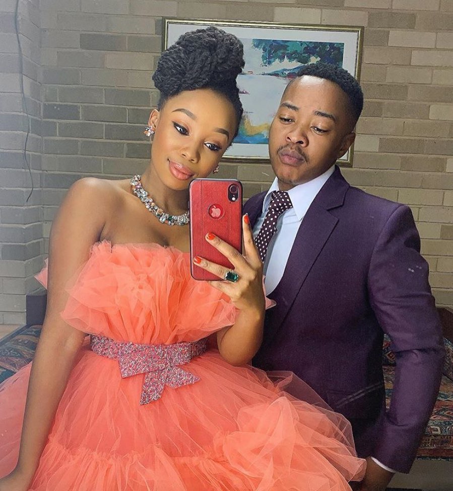 Candice Modiselle and Junior Singo on Generations The Legacy