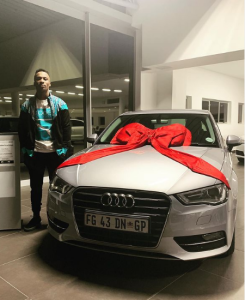 Actor Zamani Mbatha's Audi3
