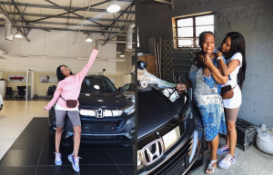 Ayanda Thabethe bought her mother a car