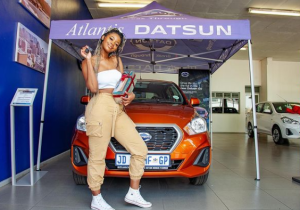 Kwezi Ndlovu as Atlantis Nissan brand ambasador