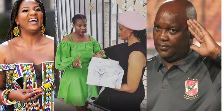 Watch: Shauwn Mkhize and Royal AM receive special gifts from Pitso Mosimane