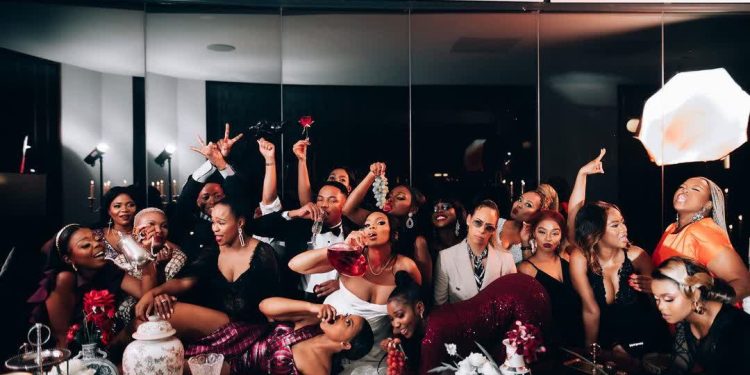 Linda Mtoba's 30th birthday celebration at Houghton Hotel.