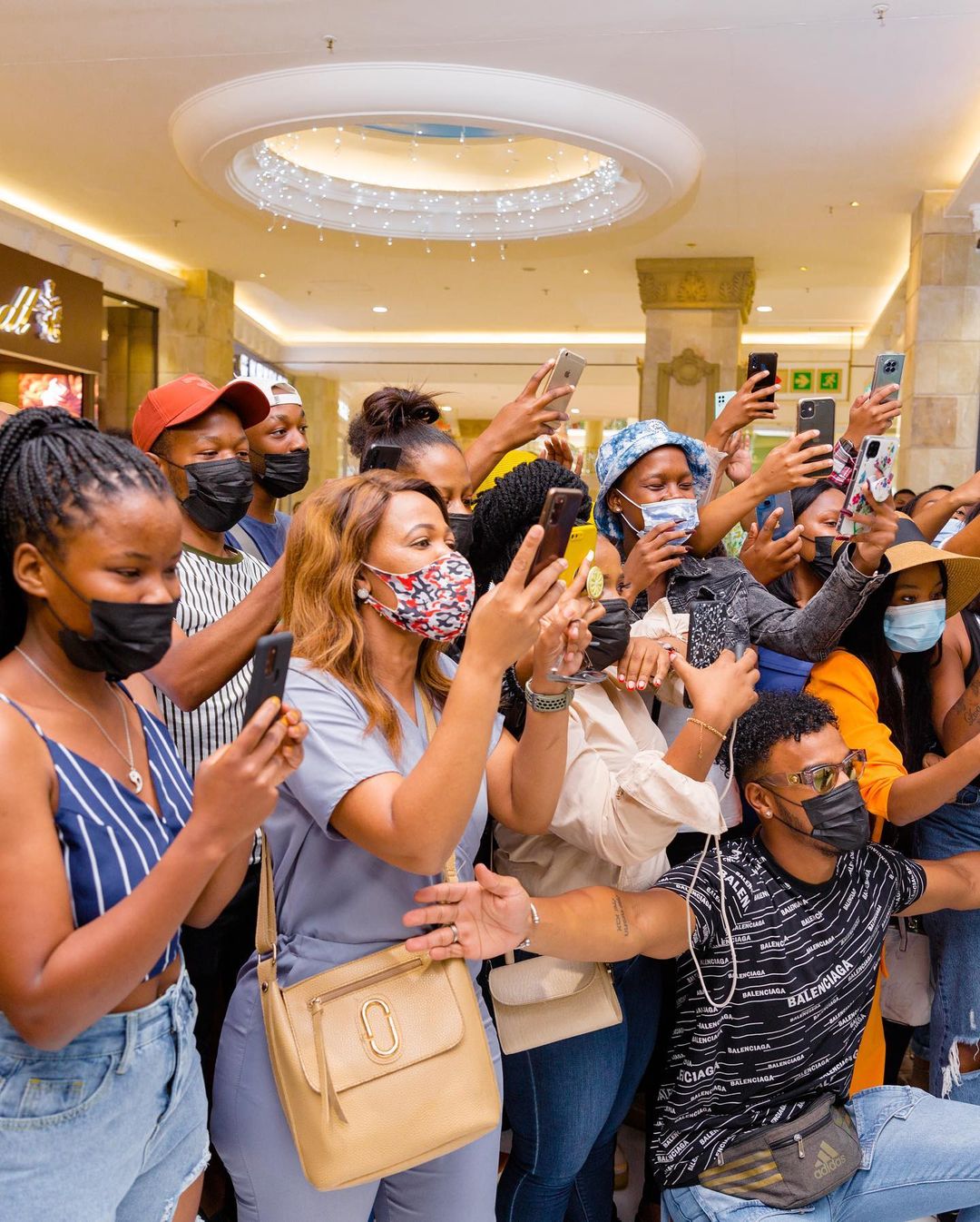 DJ Zinhle launches shop in Durban, fans queue to buy