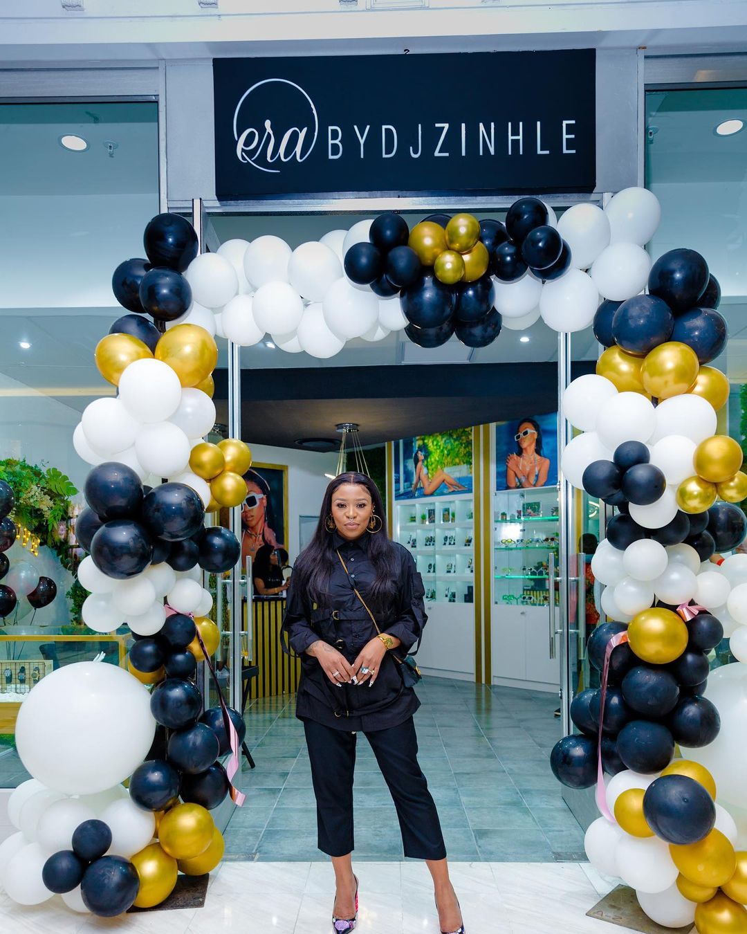 DJ Zinhle launches shop in Durban, fans queue to buy