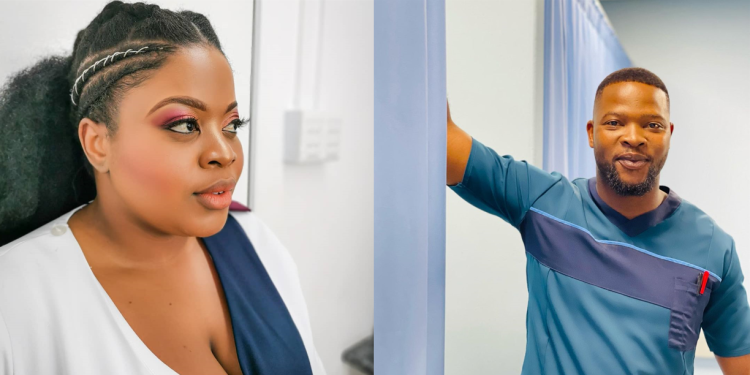 Nurse Sne and Dr Zulu-Image Source(Instagram)