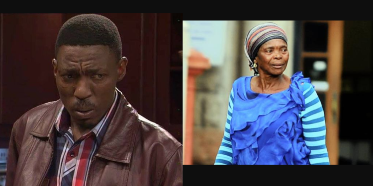 Ronnie Nyakale and Mama Jackie