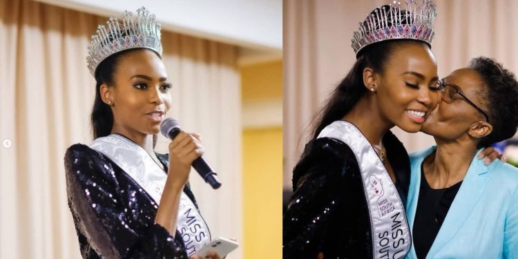 Watch: Emotional Lalela Mswane cries upon arrival in South Africa from Miss Universe pageant