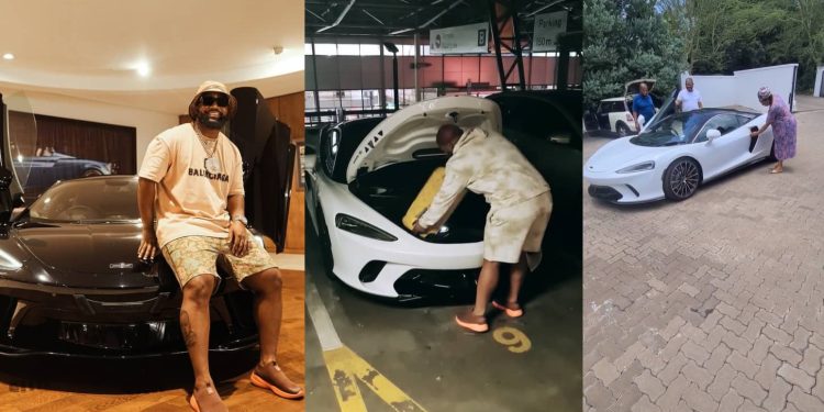 Cassper Nyovest shows off different McLaren