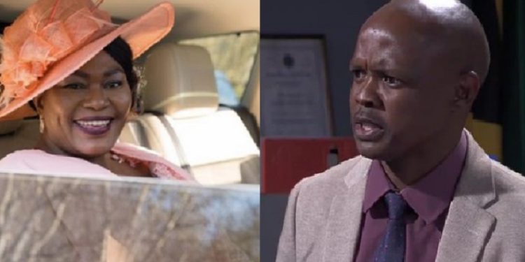 Skeem Saam's Meikie 'Harriet Manamela' and Babeile 'Mathews Manamela'