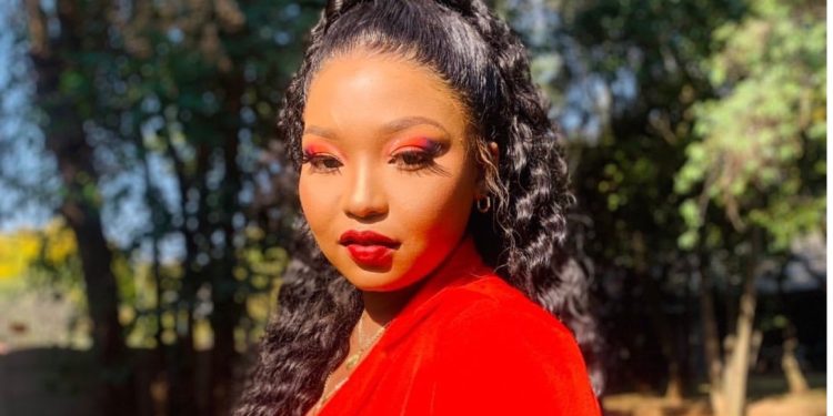 Rethabile Khumalo shows off engagement