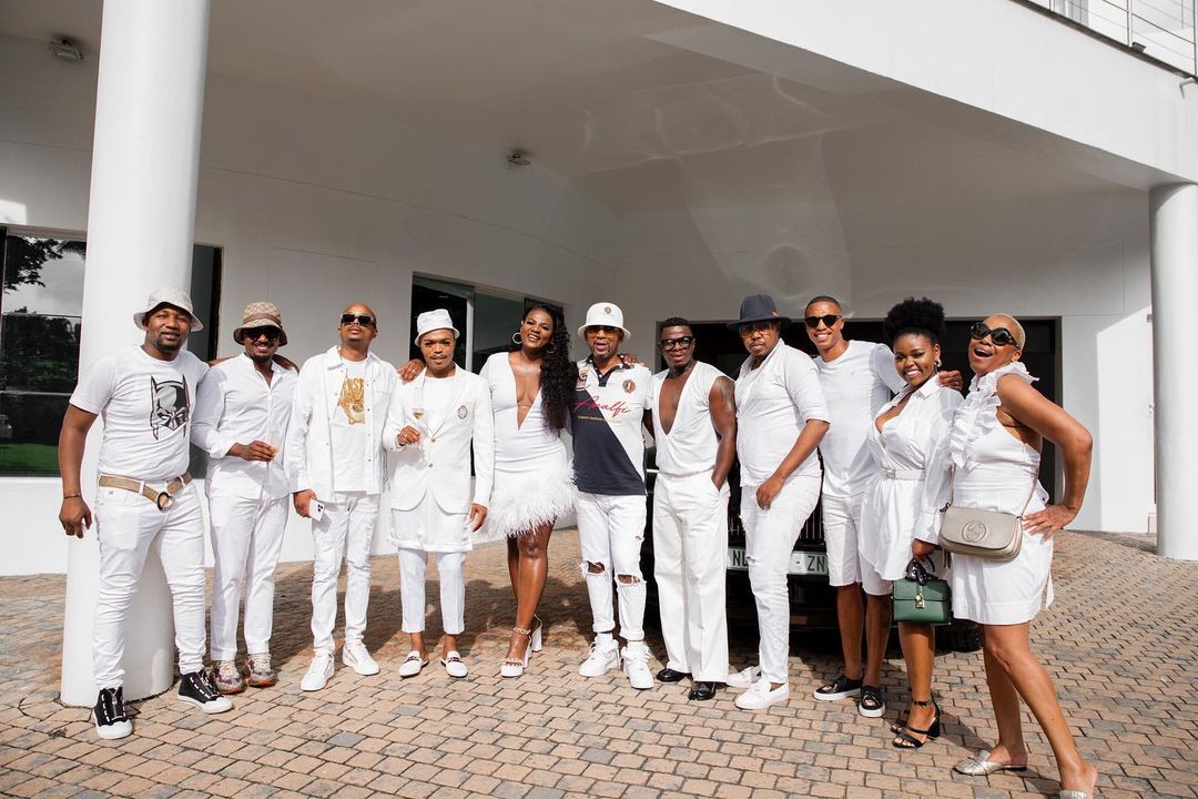 Shauwn Mkhize and her team leaving for Max Lifestyle Village's All White Party. Image Credit: instagram.com/maxslifestylevillage/