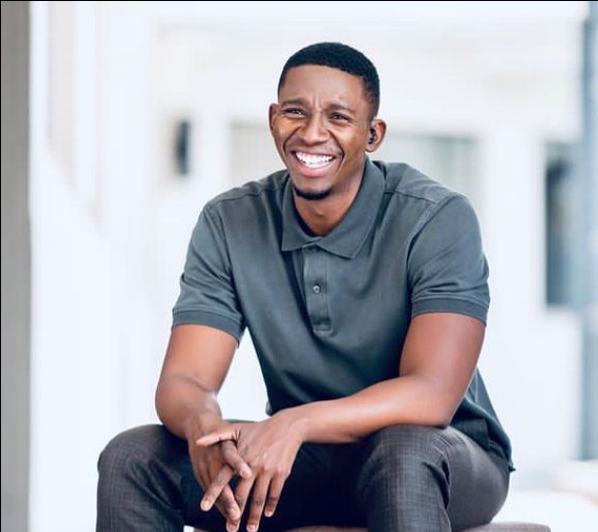 Big Brother Mzansi host Lawrence Maleka (Image credits Twitter/Phil Mphela)