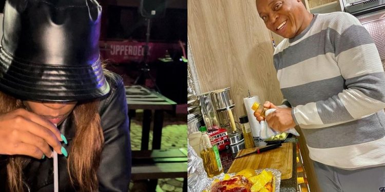 Tau Mogale and girlfriend Zandile Tshukulu