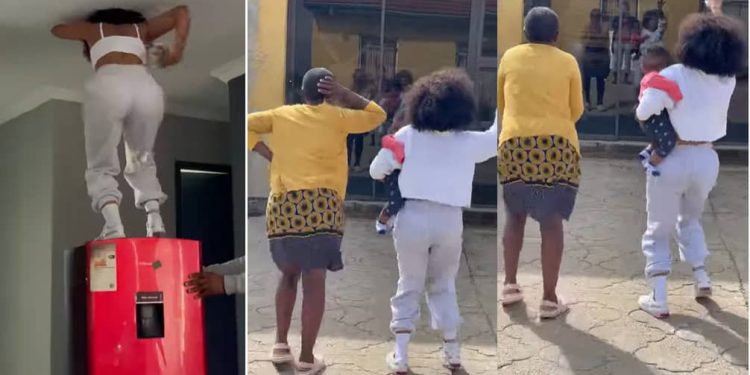 Watch Dineo Ranaka's mother and daughter perform the Umlando Challenge