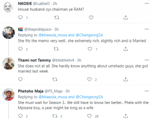 tweeps react to Tamia Mpisane-Image source(Twitter)