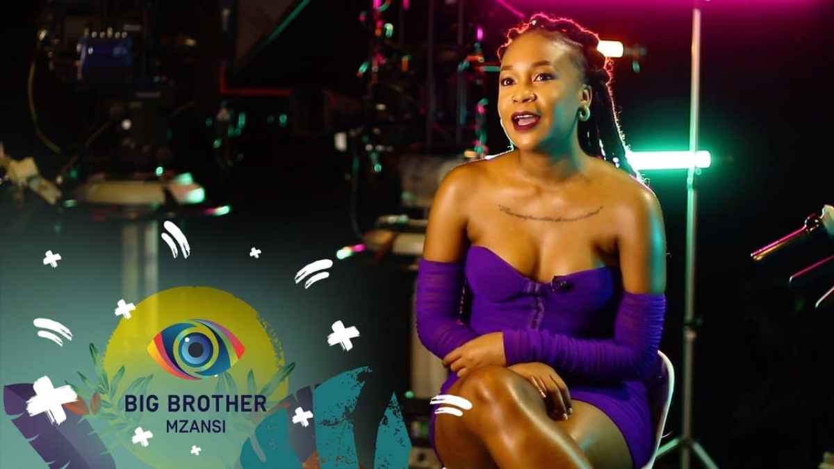 Big Brother Mzansi season 3 housemate QV 'Keamogetswe Motlhale' (Image credits BBM)
