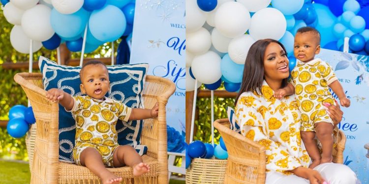 Londie London and her son Uminathi Hlubi (Source Instagram@londielondon)