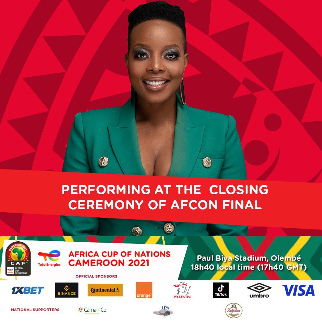 Nomcebo Zikode's AFCON poster. Image Credit: Instagram/Nomcebo