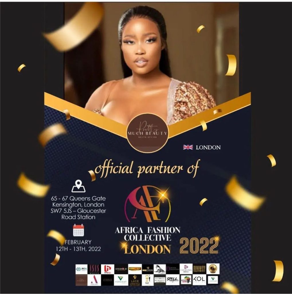Modika Watch: Former Slay queen Eva Modika launches her make-up line in London