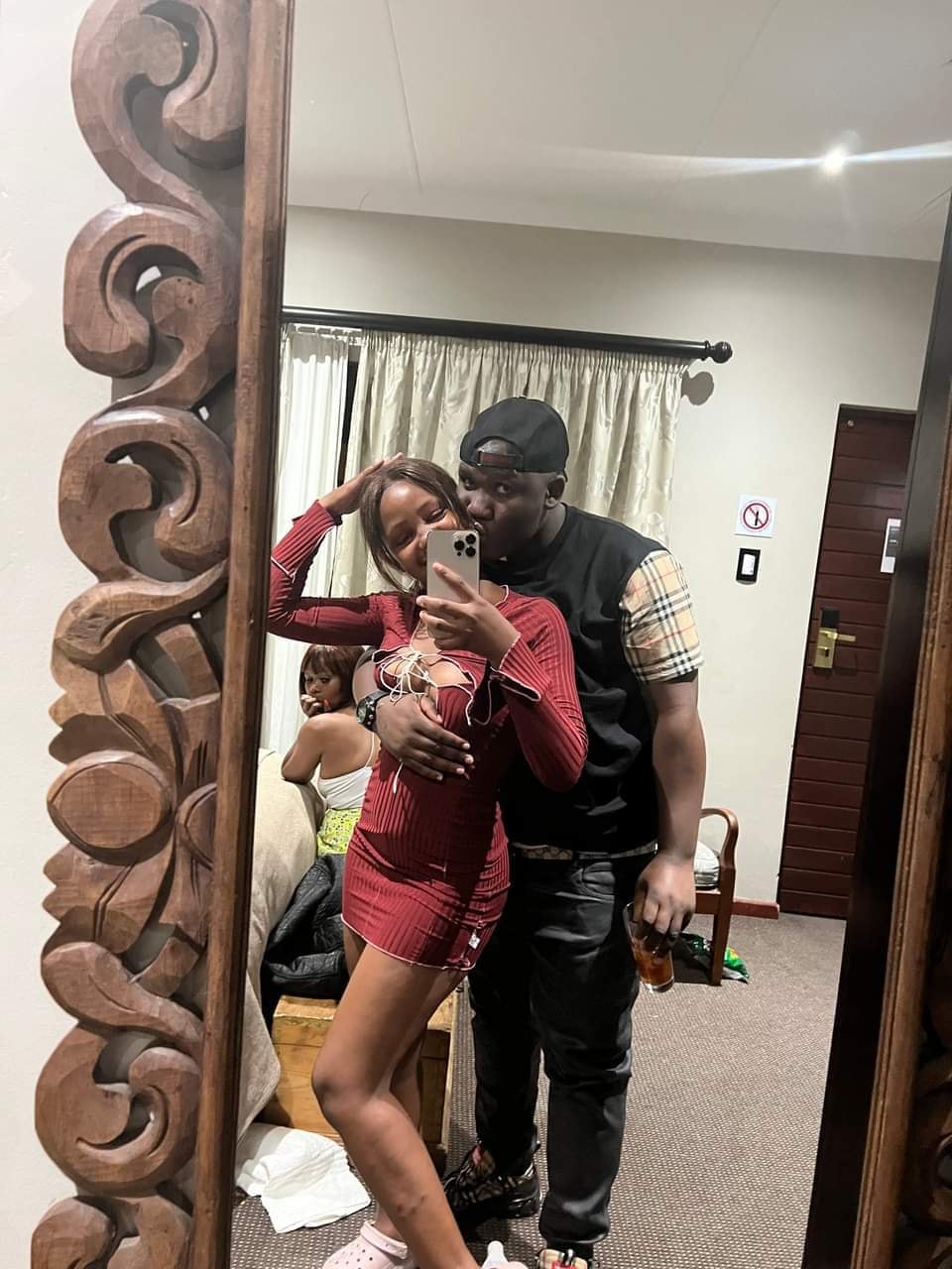 Busta 929 and his alleged teen girlfriend Source: Twitter