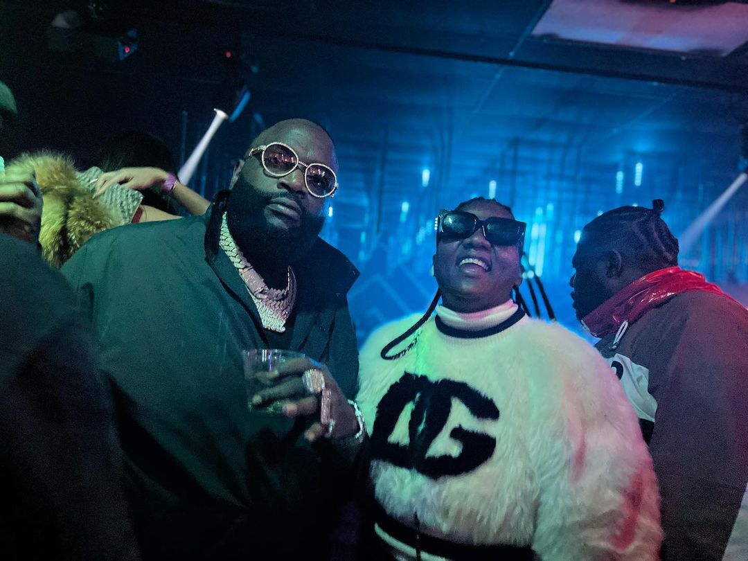 Shauwn Mkhize and Rick Ross hanging out in New York City