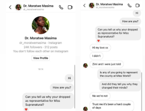 Dr Moratwe Masima chats with Maphepha Ndaba-Image Source(Instagram/maphepha ndaba)
