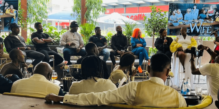 The Wife cast at launch party-Image Source(Twitter/Phil Mpela)