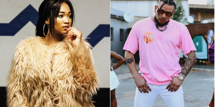 Influencer Nicole Nyaba and AKA. Image Credit: Instagram