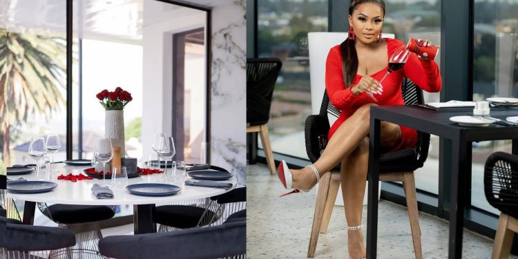 In Pictures: Lerato Kganyago's husband buys her a hotel for Valentine's, get helicopters to fly past her house